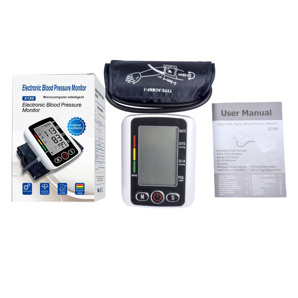 Spanish Voice Broadcast Automatic Tensiometro Digital Upper Arm Blood Pressure Monitor De Presion Arterial With Spanish