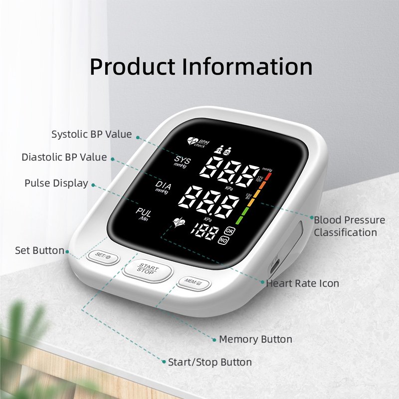 Alicn Health Medical BBlove Electronic BP Machine Wholesale Digital Arm Rechargeable Blood Pressure Monitor