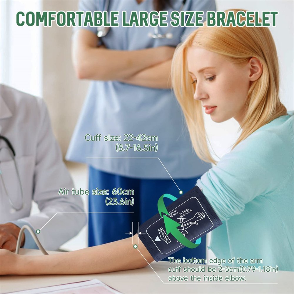 Automatic Arm Blood Pressure Monitors Tensiometre Upper Arm BP Machine for Home Use tensiometro Digital smart Health Monitoring