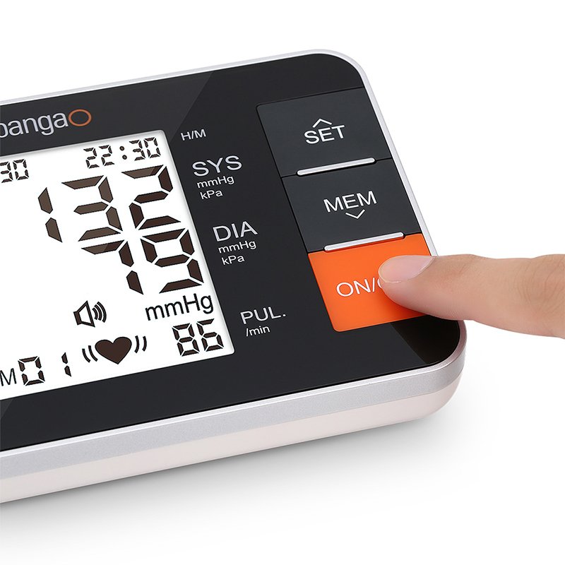 New design automatic digital portable upper arm types of blood pressure monitor machine with stand