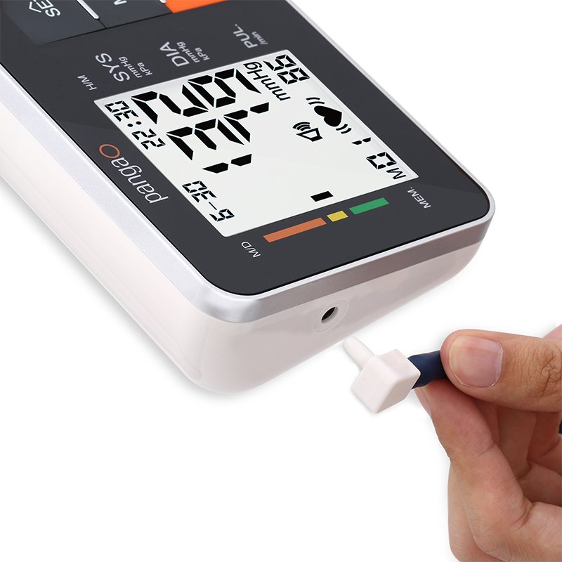 New design automatic digital portable upper arm types of blood pressure monitor machine with stand