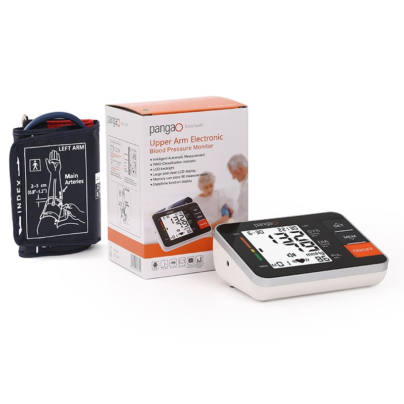 New design automatic digital portable upper arm types of blood pressure monitor machine with stand