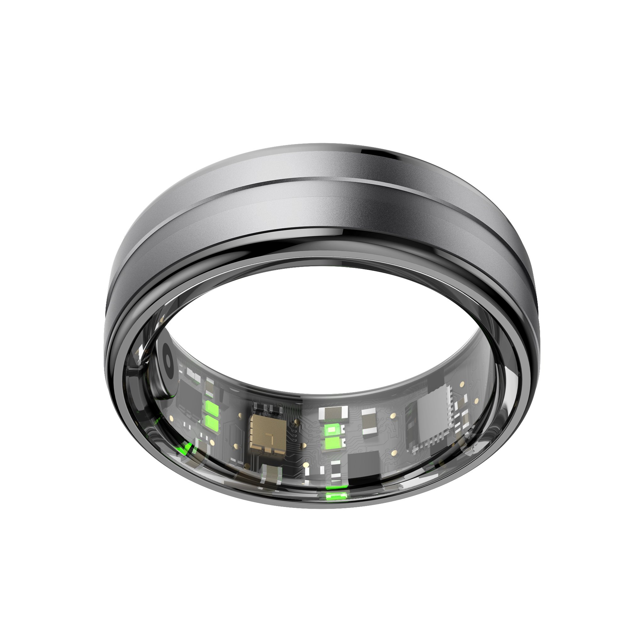 R06 Smart Ring Heart Rate Blood Pressure Sleep Health Sport Monitor Step Distance Fitness Tracker 5ATM 5 Sizes Qring APP Fashion