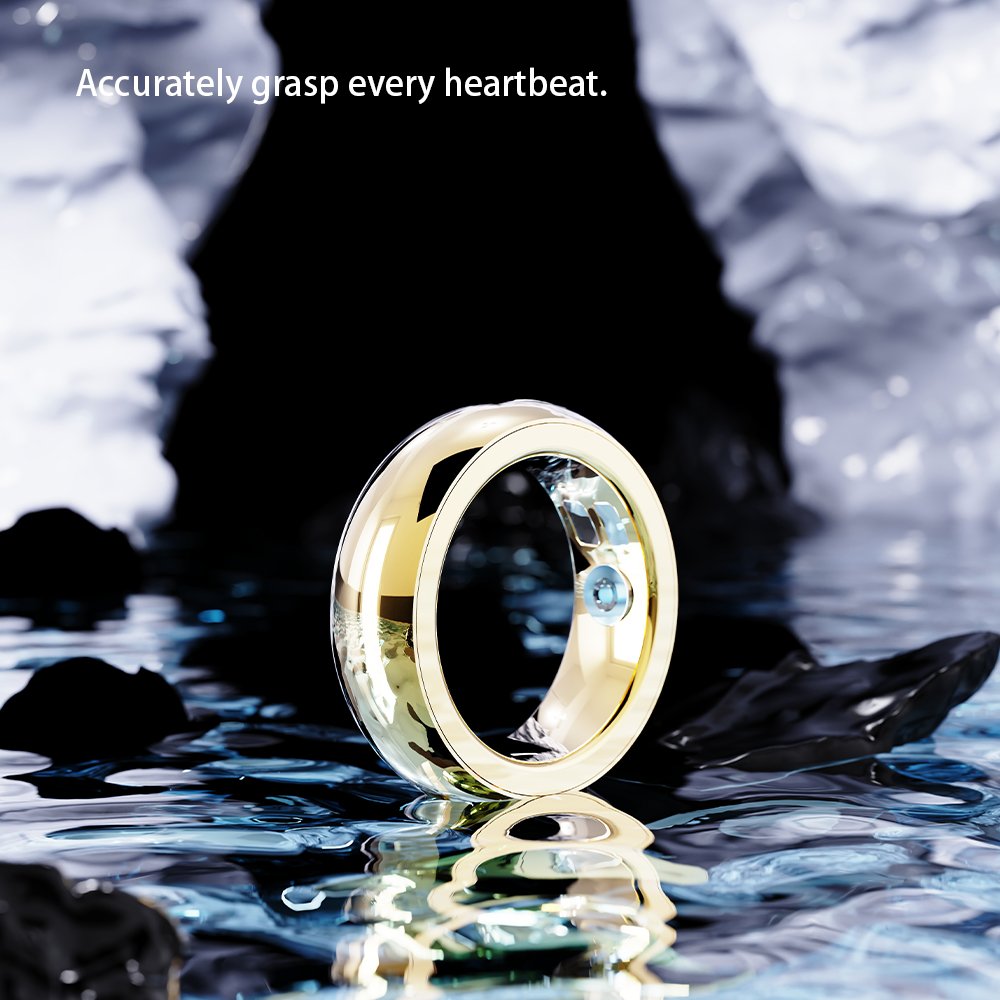 smart ring blood pressure Blood pressure monitoring smart health ring heart rate sleep tracking