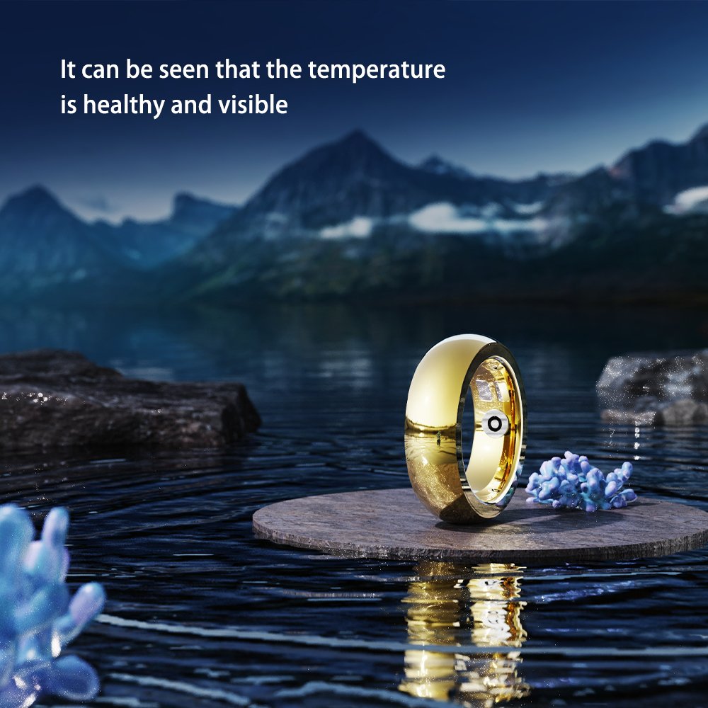 smart ring blood pressure Blood pressure monitoring smart health ring heart rate sleep tracking