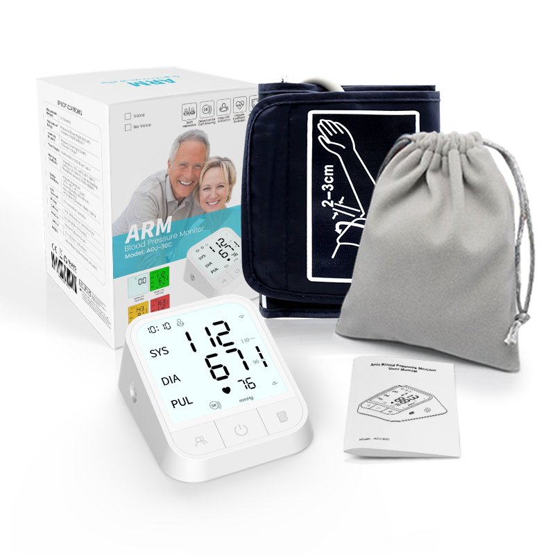 CE ISO Approved Medical Blood Pressure Equipment BP Pressure Apparatus Smart Arm Digital Sphygmomanometer Blood Pressure Monitor