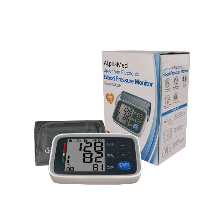 Medical Digital Blood Pressure And Heart Rate Monitor LCD Big Screen Tensiometers Digital Upper Arm Blood Pressure Monitor