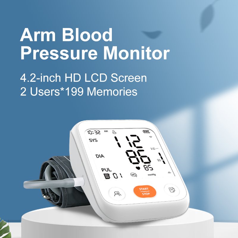 Home Use Blood Pressure Machine Health Monitoring Devices Tensiometro Digital Blood Pressure Monitors Upper Arm Sphygmomanometer