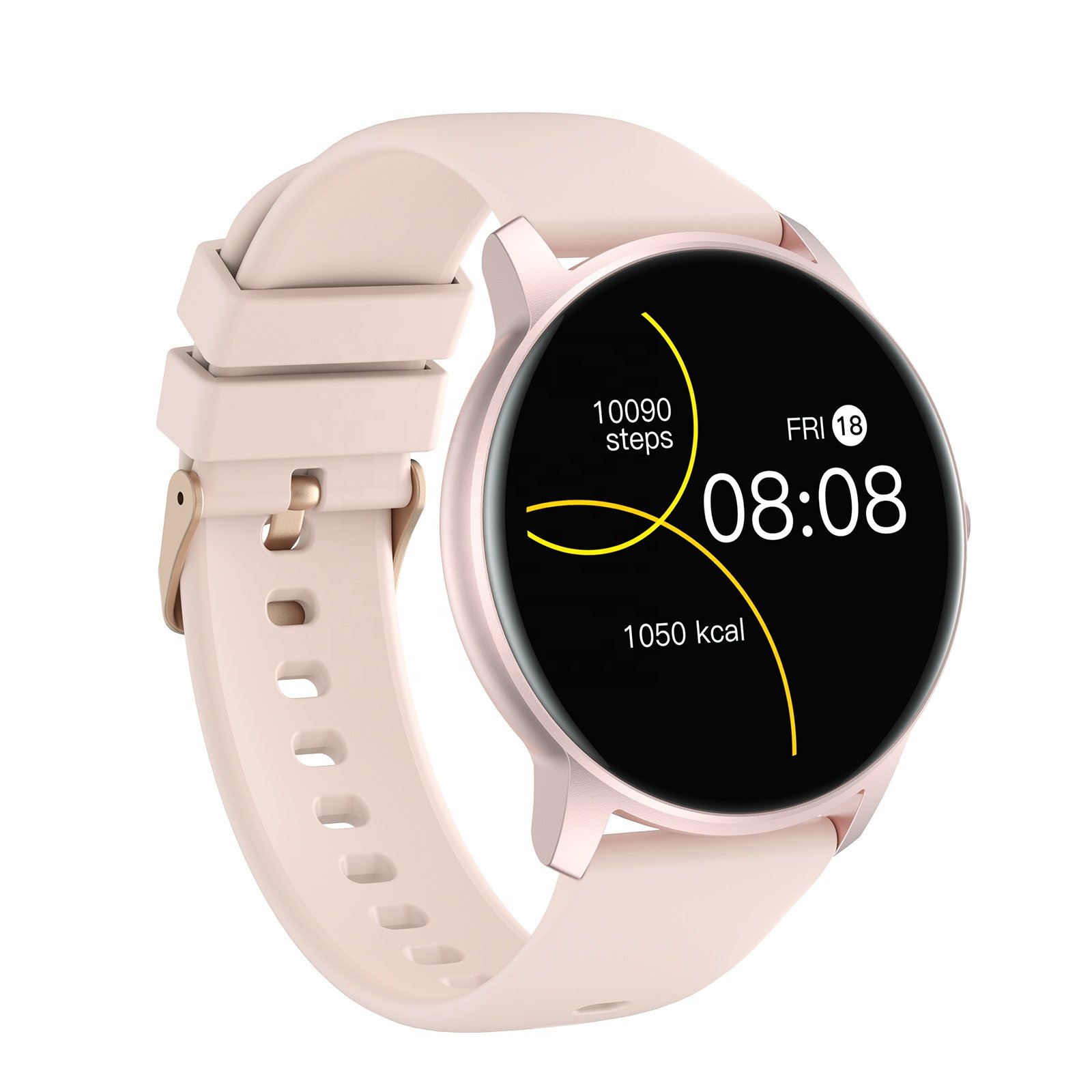 2021 Top Waterproof Luxury Rose Gold Ladies Gift Best Reloj Smart Wrist Watch Montre Intelligente