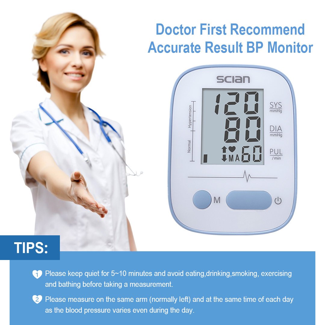 SCIAN LD-521 Health Care Products Electronic Digital Sphygmomanometer Blood Pressure Monitor