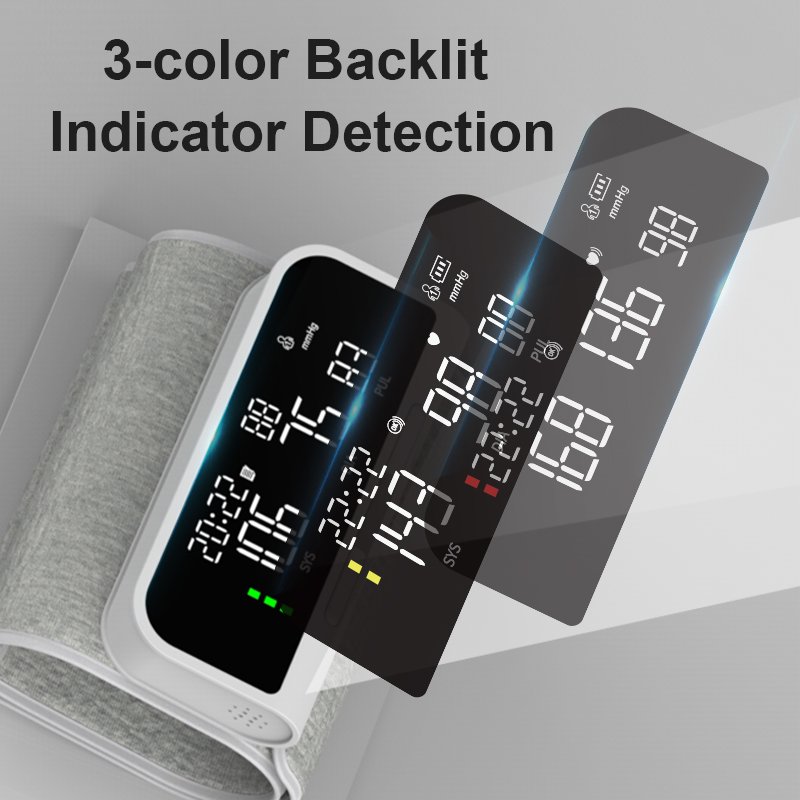 Household Medical Devices Blood Pressure BP Machine Electronic Sphygmomanometer Rechargeable Digital Blood Pressure Monitor