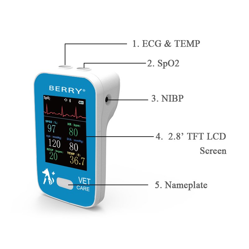 BEERY Am6200 Cat blood pressure monitor dog Dog patient monitor Dog health monitor