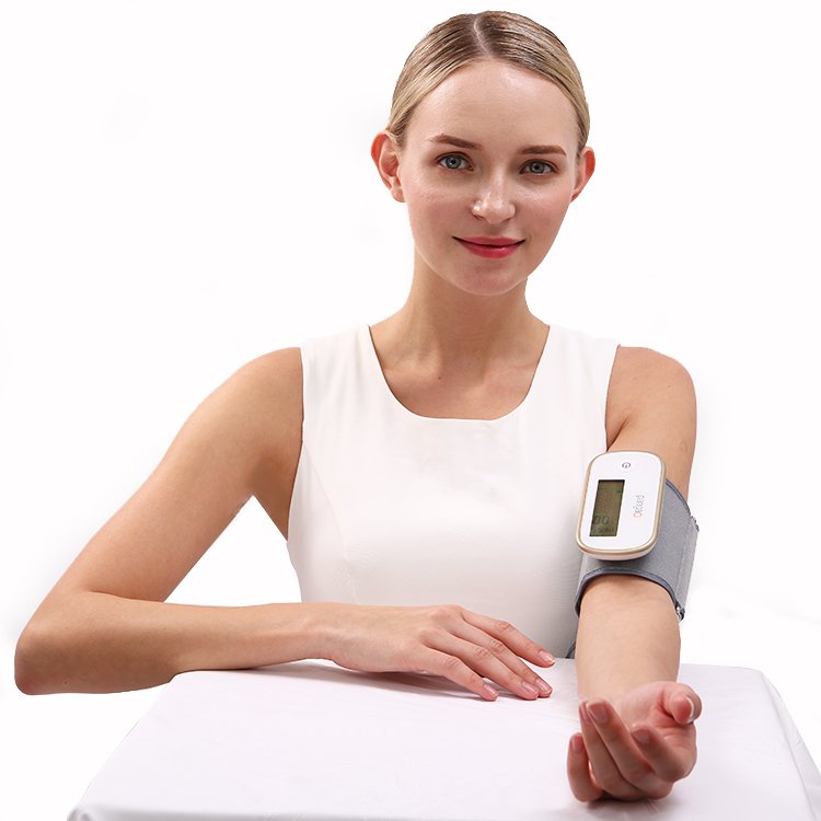 Home health electronic bp and heart beet machine digital electronic upper arm high blood pressure monitor