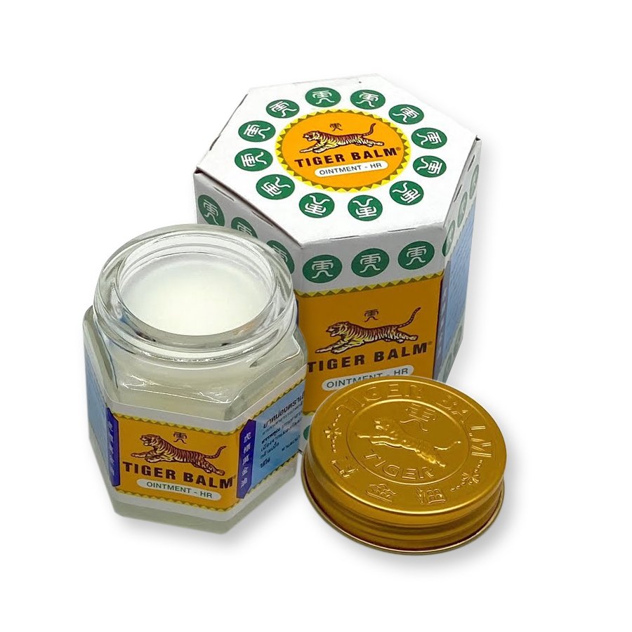 Tiger Balm Ointment White 19.4g Relieve Pain Original Hot Wax Balm Red Balm Yellow Aroma best product from Thailand best selling