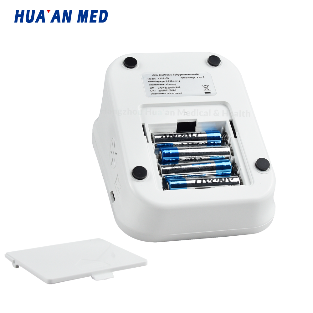 HUA'AN MED Portable Electronic Sphygmomanometer Automatic Electric Cuff Upper Arm Digital Bp Machine Blood Pressure Monitors