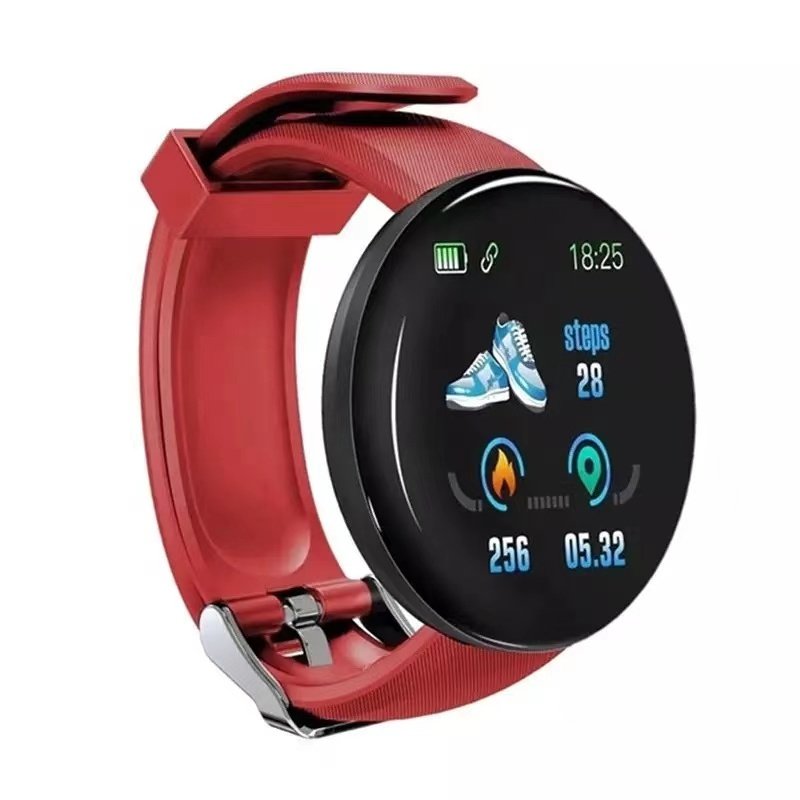 Round Screen Best Cheap Smartwatch Band D18 Reloj Iteligente Waterproof Android Bracelet Smart Watch D18