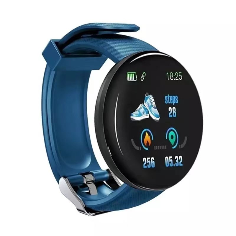 Round Screen Best Cheap Smartwatch Band D18 Reloj Iteligente Waterproof Android Bracelet Smart Watch D18