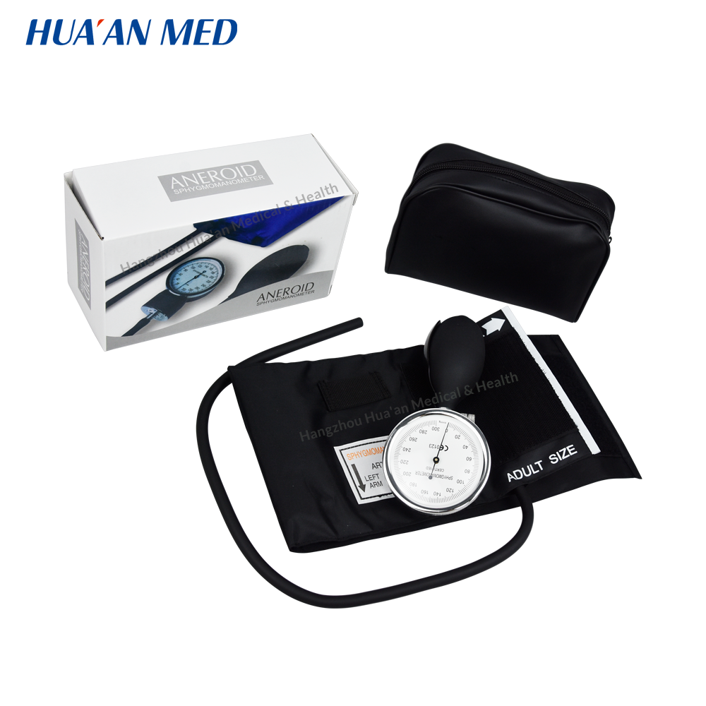 HUAAN Large Dial Manual Blood Pressure Monitor Medical Calibration Classic Aneroid Sphygmomanometer