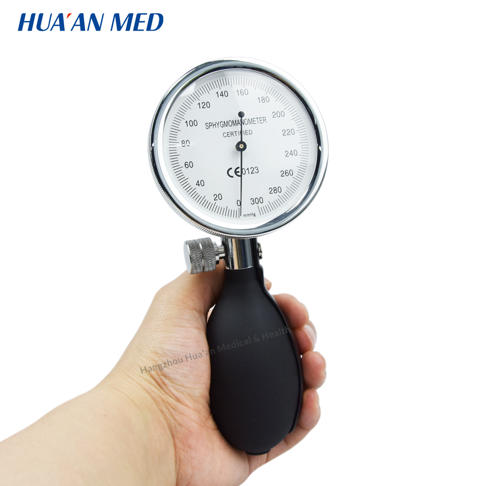 HUAAN Large Dial Manual Blood Pressure Monitor Medical Calibration Classic Aneroid Sphygmomanometer