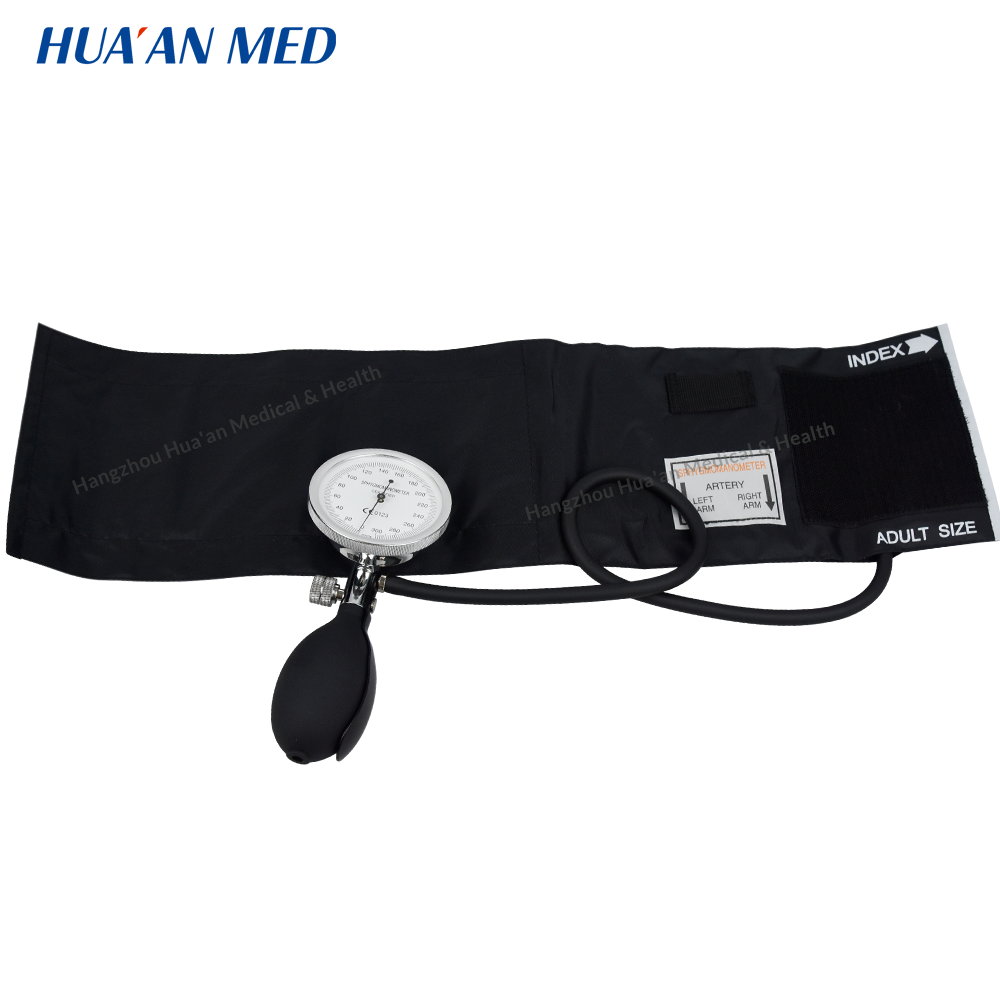 HUAAN Large Dial Manual Blood Pressure Monitor Medical Calibration Classic Aneroid Sphygmomanometer