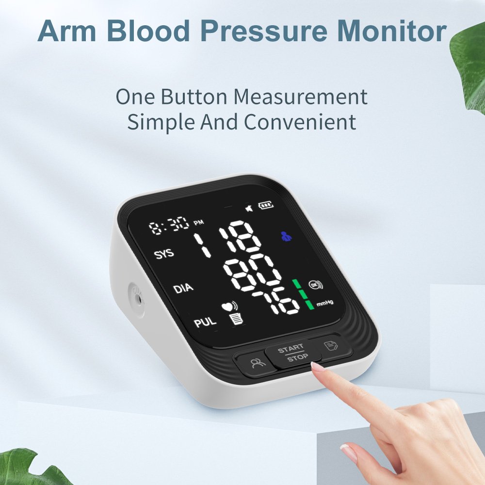 Automatic Bp Machine Blood Pressure Machine Cuff Tensiometres Bp Monitor Digital Blood Pressure Monitor Arm Sphygmomanometer