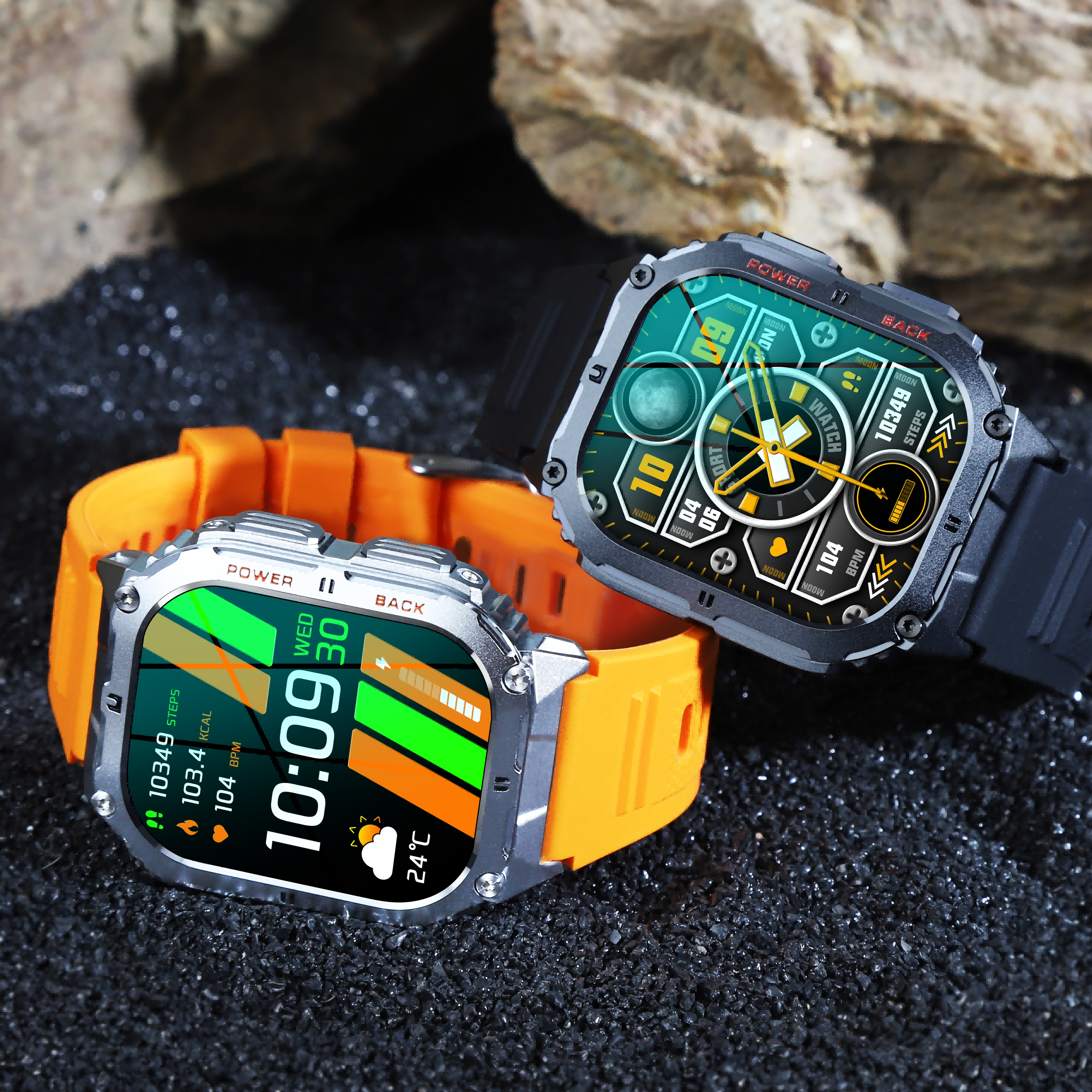 K61 PRO Heart Rate Monitoring IP68 Sports Wrist Smartwatch Good Quality Reloj Para Hombre Deportivos Relojes Smart Watch 2024