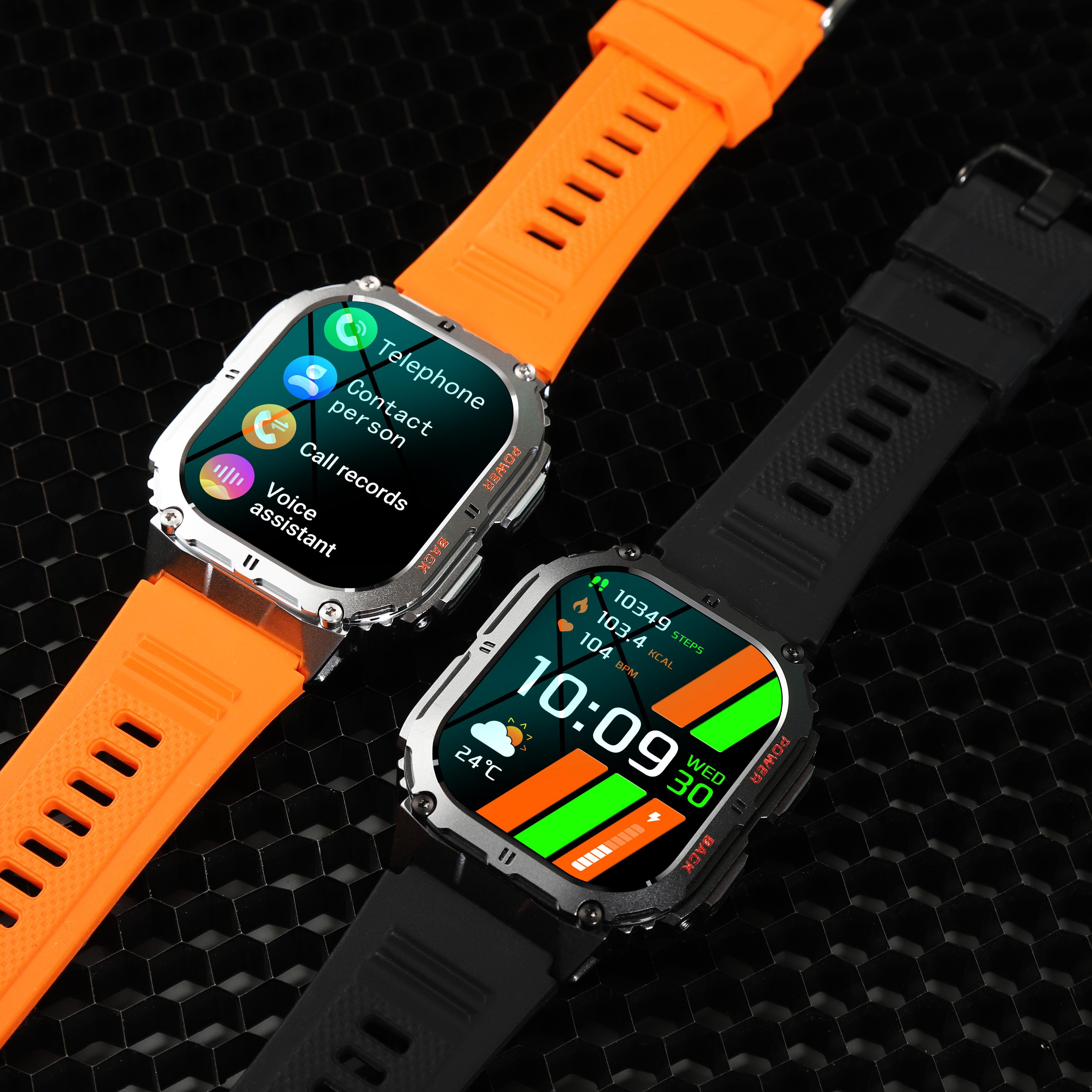 K61 PRO Heart Rate Monitoring IP68 Sports Wrist Smartwatch Good Quality Reloj Para Hombre Deportivos Relojes Smart Watch 2024