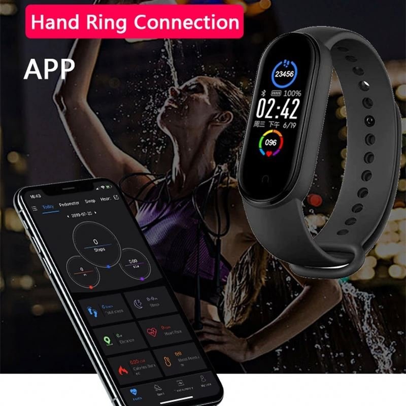 Sport Fitness bracelet Watch Blood Pressure Heart Rate Waterproof Wristband M5 Smart Band m5 smart watch