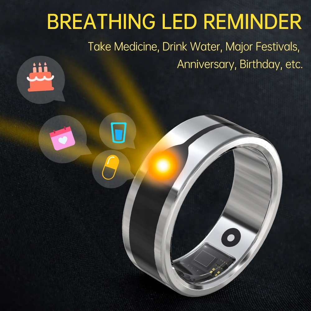 Smart Ring Phone Stainless Steel Rings Men High Quality Fashion Luxury Finger Ring For Girls Women