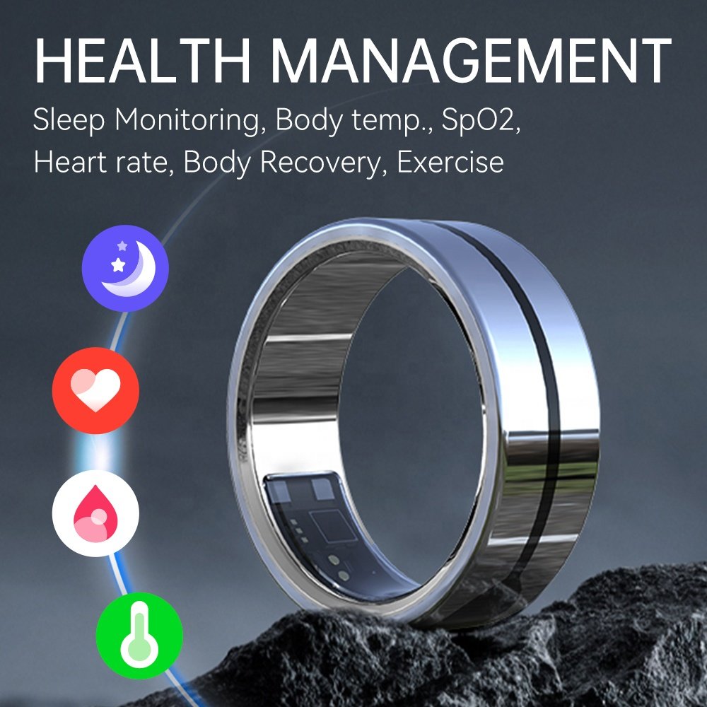 Smart Ring Phone Stainless Steel Rings Men High Quality Fashion Luxury Finger Ring For Girls Women