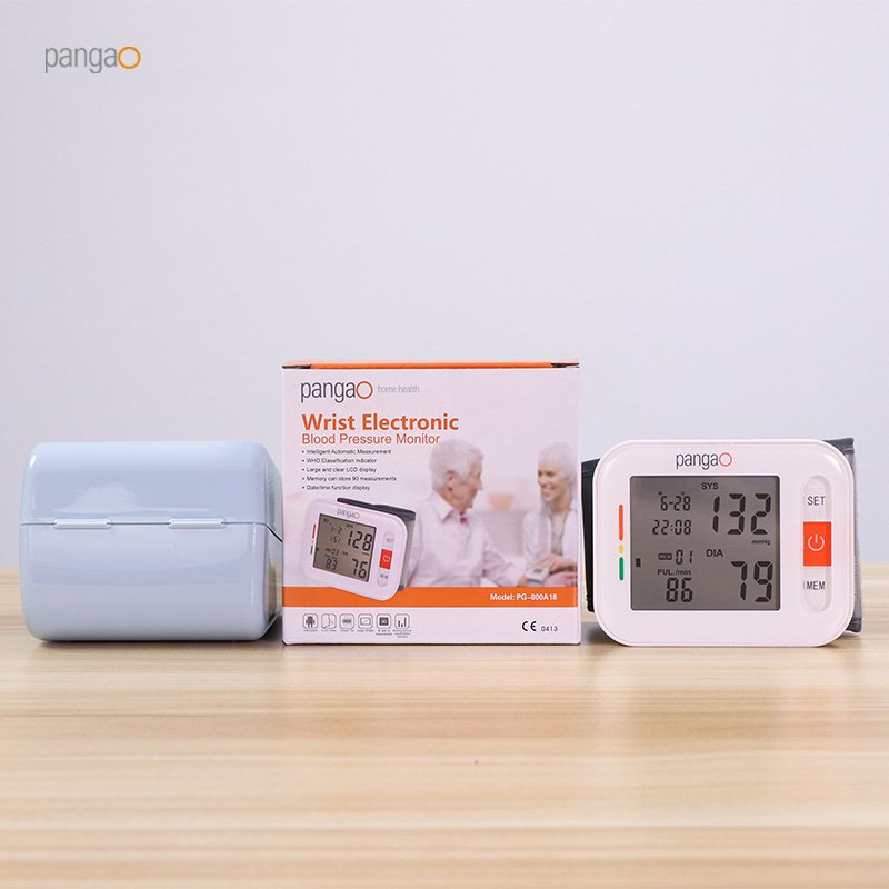 Electronic Wrist Tensiometer Ce Rohs BP Apparatus Mini Blood Pressure Measurement Device
