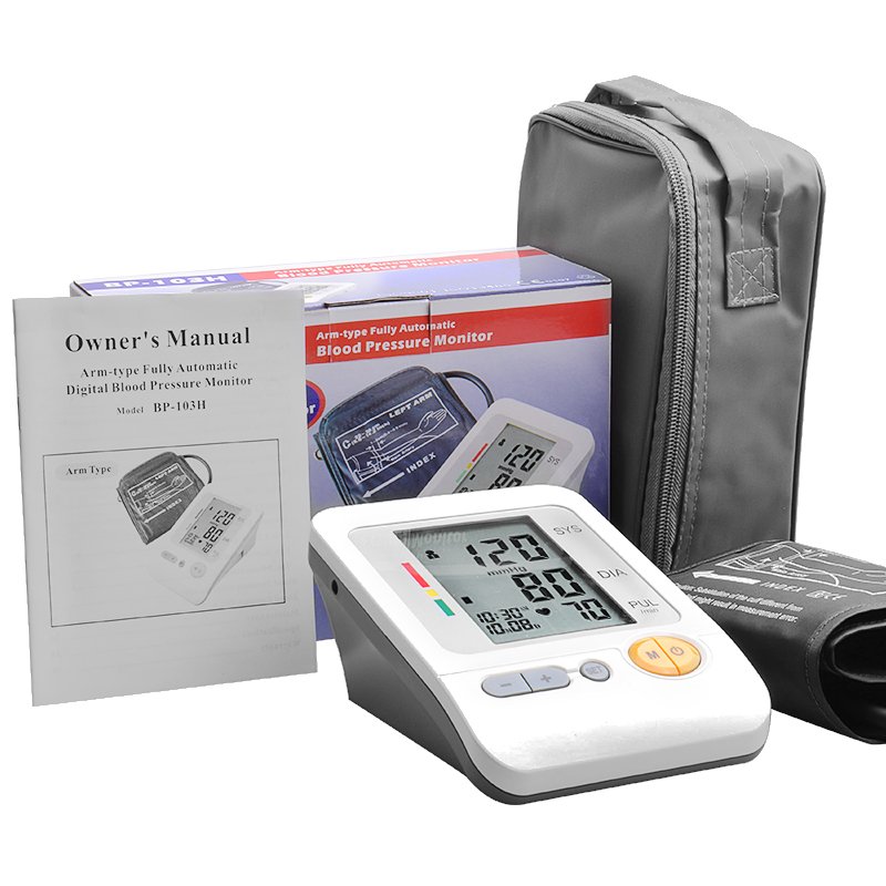 Big screen high quality digital tensiometer electronic blood pressure monitor household medical sphygmomanometer