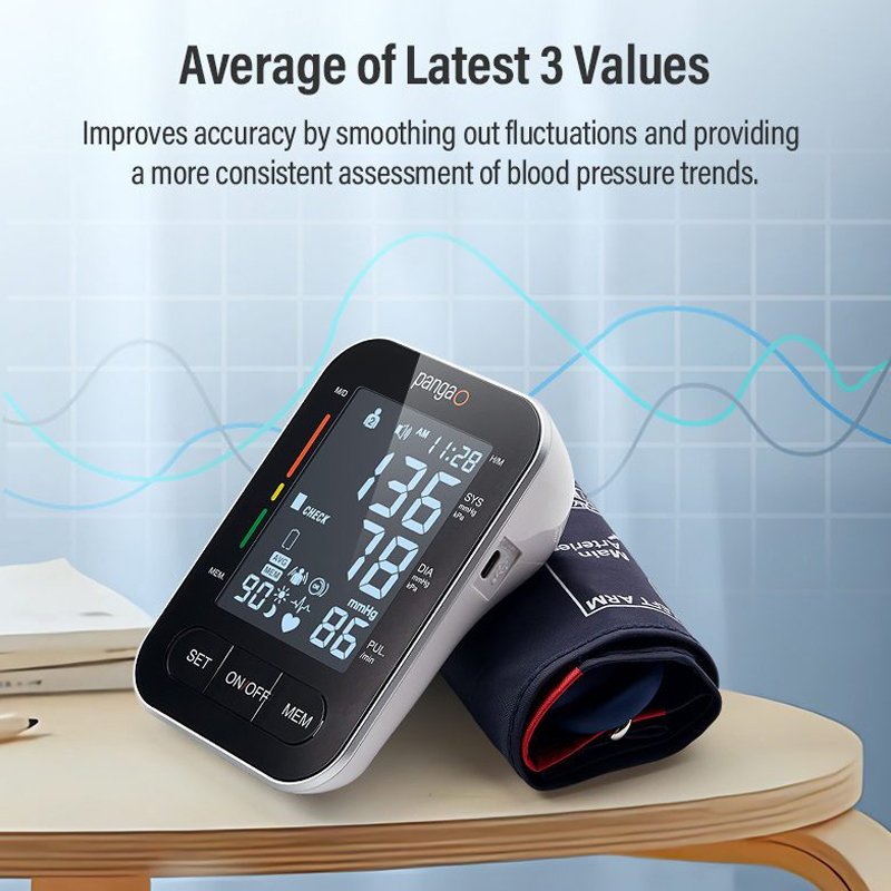 Electronic medical bp machine automatic sphygmomanometer digital upper arm blood pressure monitor