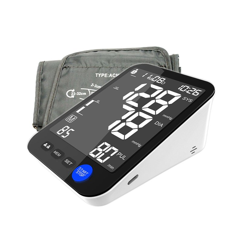 Hot Selling Smart Sphygmomanomete Tensiometre BP Machine Electronic Ambulatory Upper Arm Blood Pressure Monitor