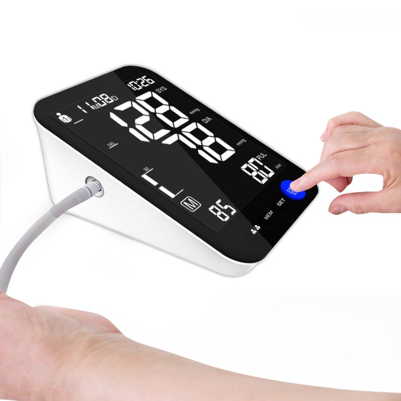 Hot Selling Smart Sphygmomanomete Tensiometre BP Machine Electronic Ambulatory Upper Arm Blood Pressure Monitor