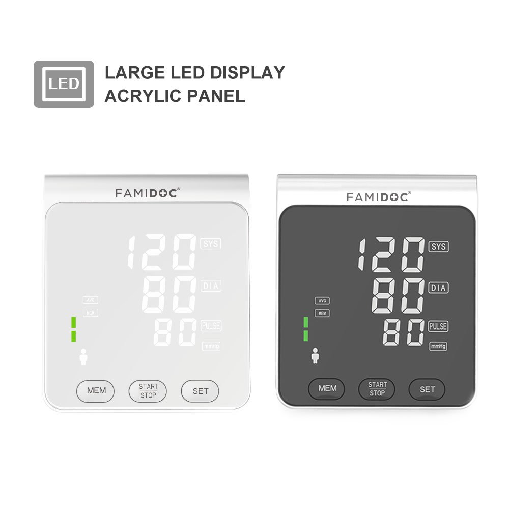 Upper arm Digital Blood Pressure Monitor Blue tooth CE and 510K certified