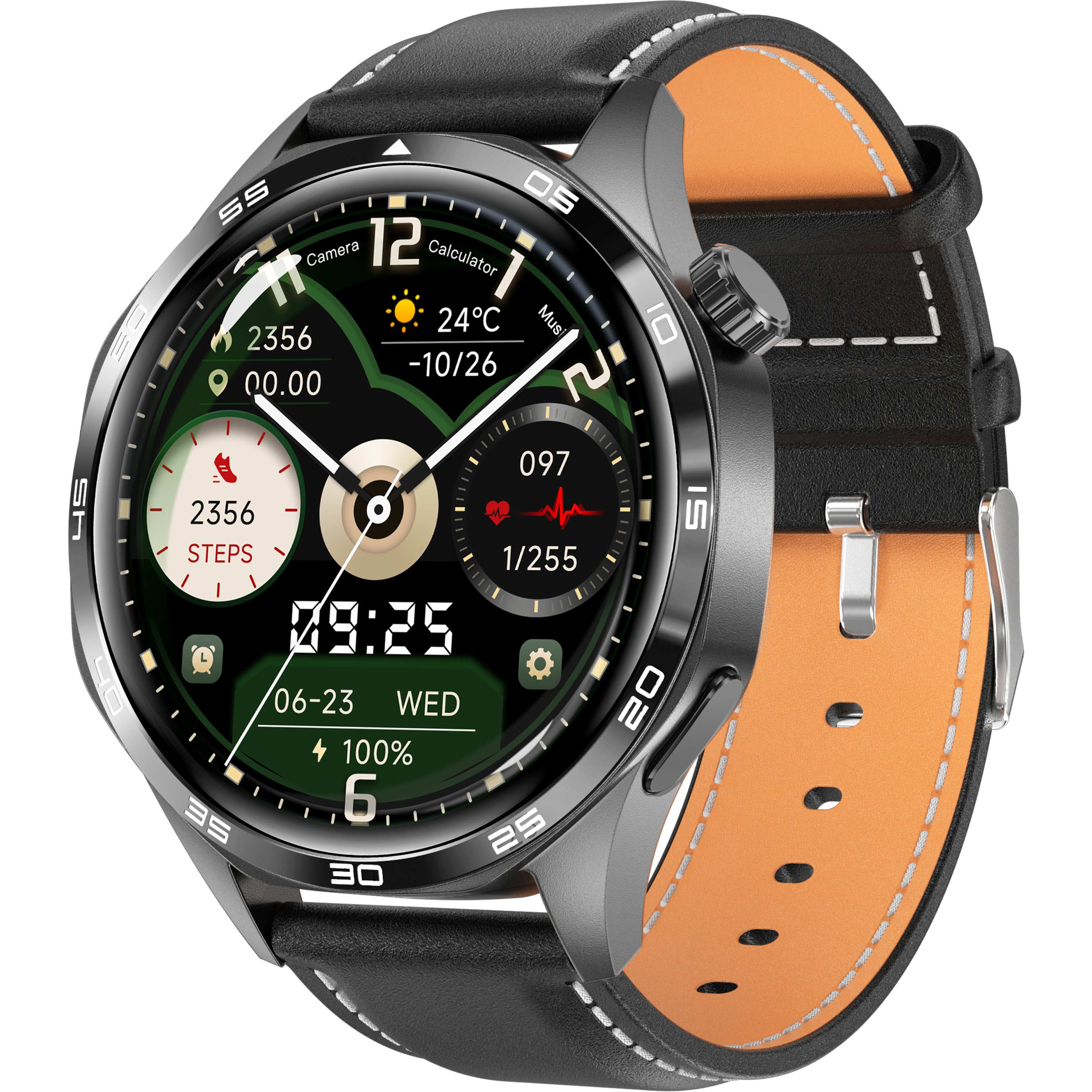 VALDUS 300mAh Battery Blood Pressure Monitoring IP67 Smartwatch Drink Water Reminder Voice Assistant Watch5 Pro Smart Watch
