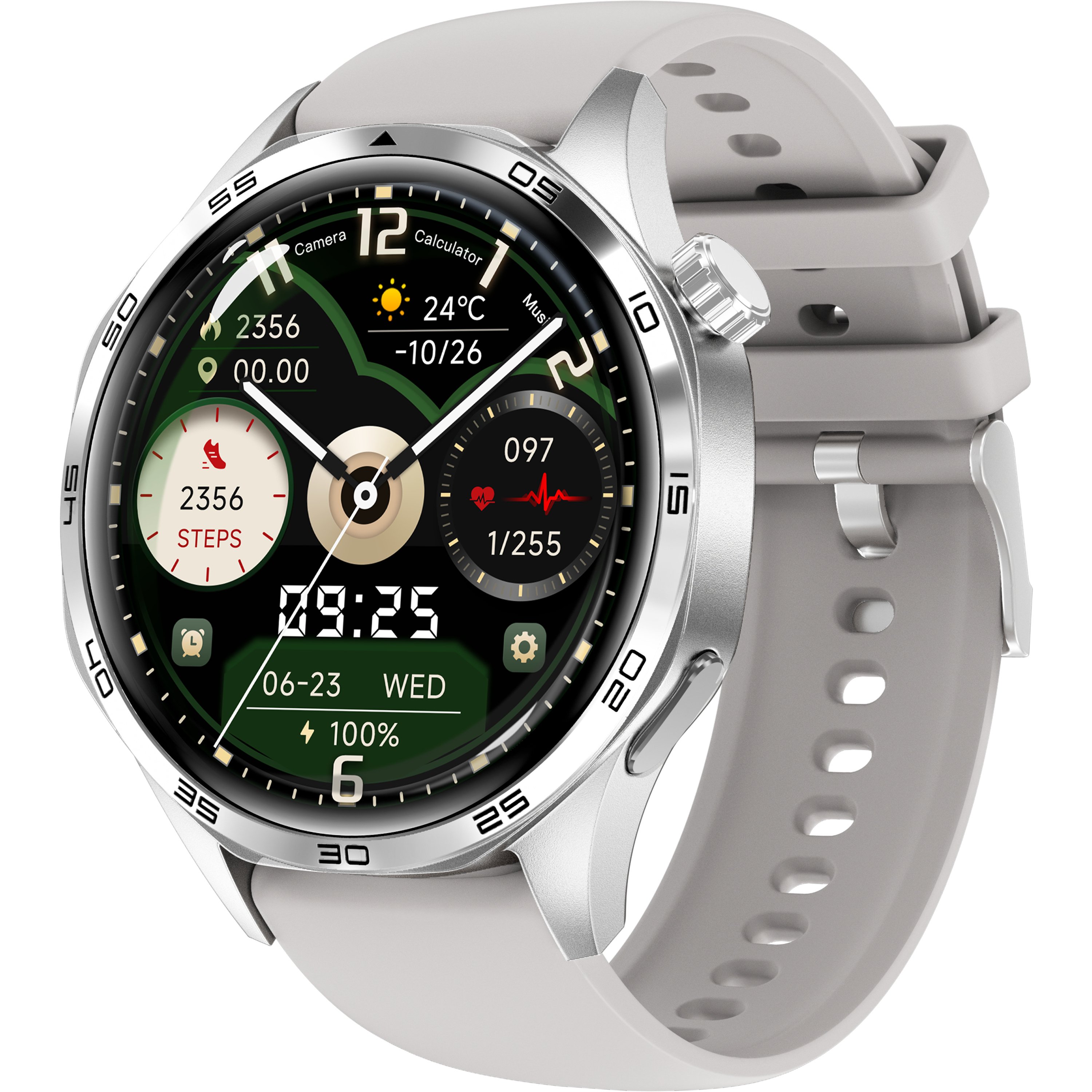 VALDUS 300mAh Battery Blood Pressure Monitoring IP67 Smartwatch Drink Water Reminder Voice Assistant Watch5 Pro Smart Watch