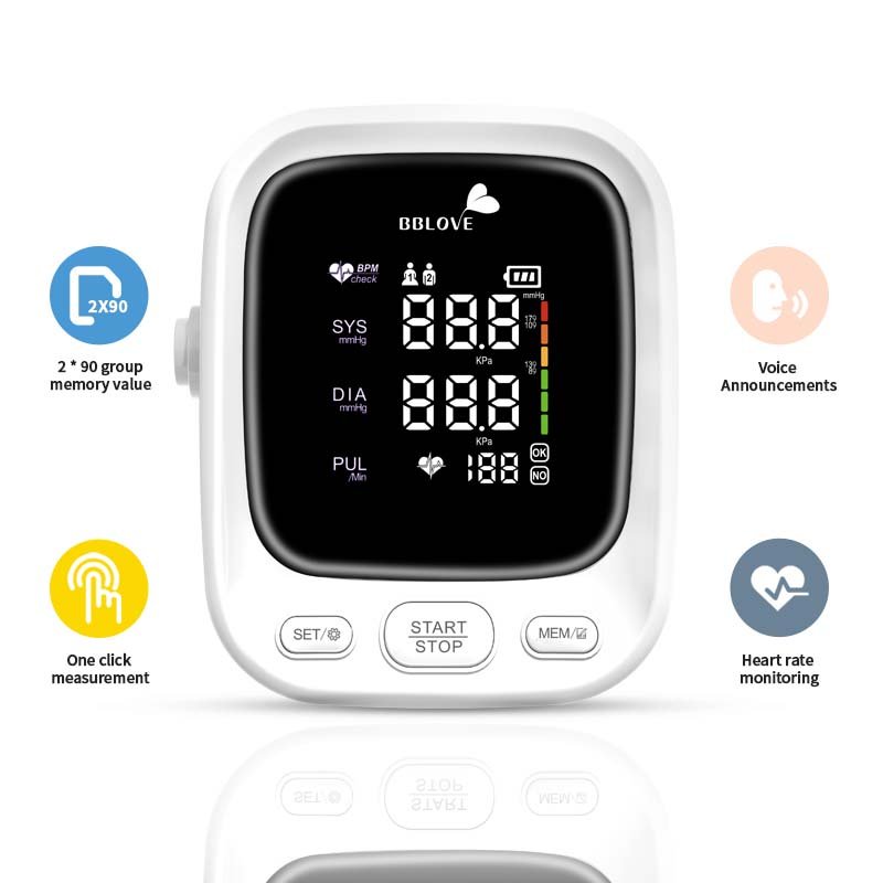 Alicn Health Products bblove medical wholesale electronic digital arm rechargeable bp Blood Pressure Monitor