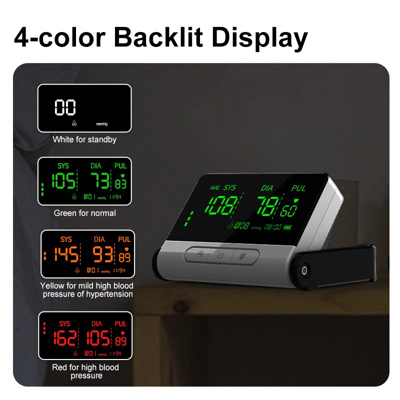Tensiometro Digital BP Monitor Digital Blood Pressure Machine Price Electronic Upper Arm Blood Pressure Monitor With Stand