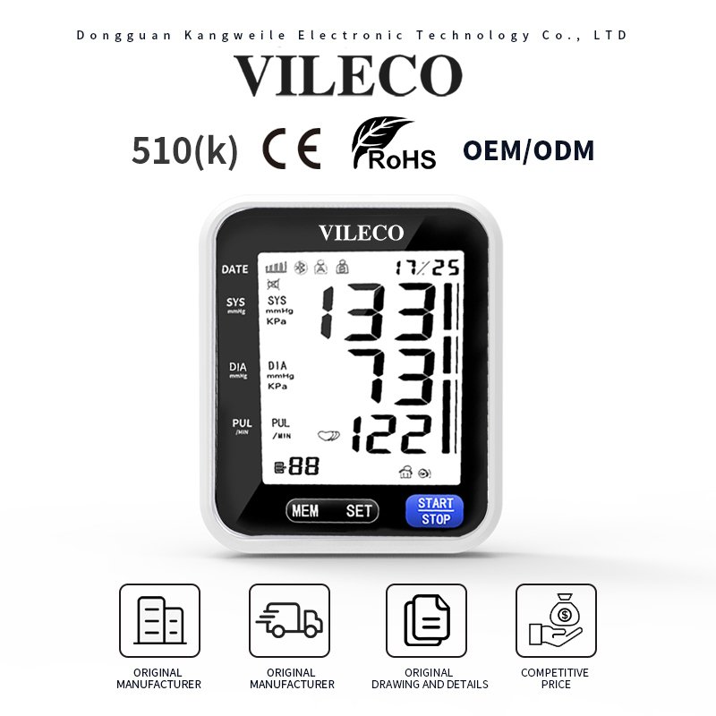 Wholesale sale of tensimeter digital blood pressure machine heart rate test arm blood pressure monitor