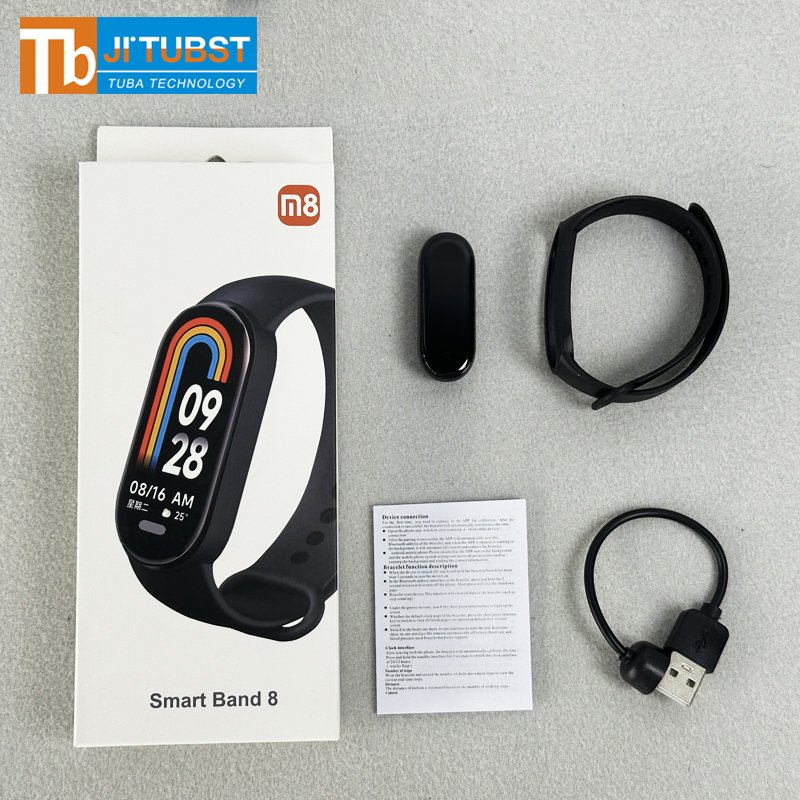M8 Smart Band 8 Bracelet Wristband Fitness Tracker Heart Rate BP Monitor Waterproof Smartband Smart Watch M8