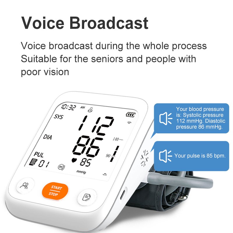 Digital Tensiometer Bp Monitor Display Blood Pressure Machine Sphygmomanometer Bp Machine Digital Blood Pressure Monitors