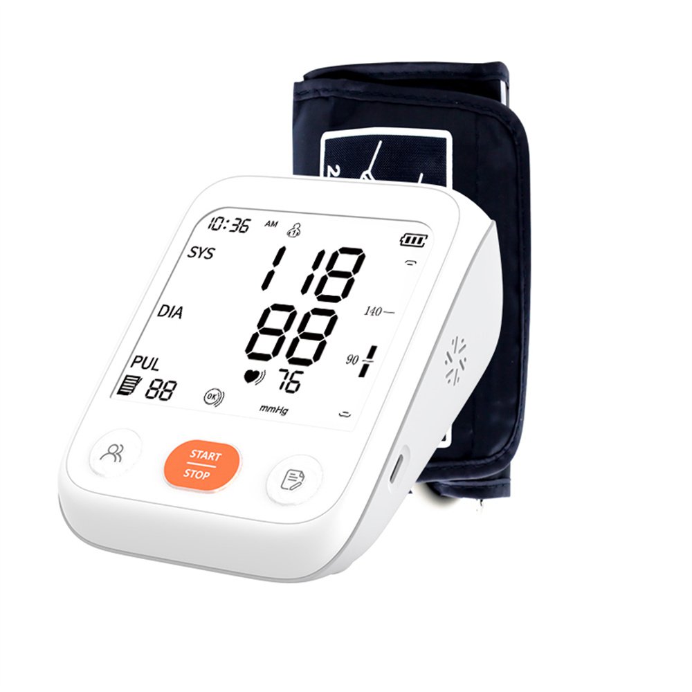 Rechargeable Electric Arm Blood Pressure Monitors CE MDR Approved Upper Arm Blood Pressure Machines for Home Use BP Monitor
