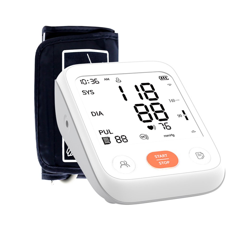 Rechargeable Electric Arm Blood Pressure Monitors CE MDR Approved Upper Arm Blood Pressure Machines for Home Use BP Monitor
