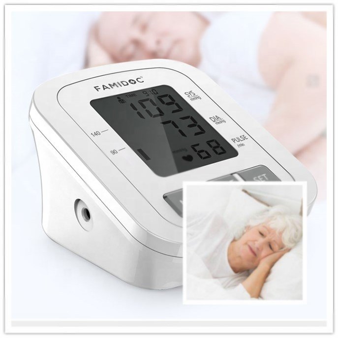 Large display upper arm blood pressure monitor BP Machine Tensiometer Armband Upper Arm Blood Pressure Monitor Cuff