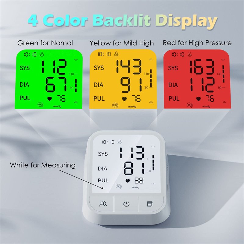 Portable Digit Bp Monitor Electronic Medical Sphygmomanometer Digital Tensiometer Blood Pressure Monitor Bp Meter