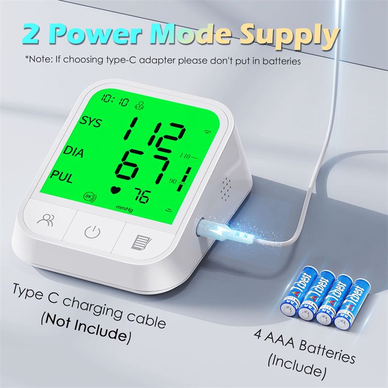 Portable Digit Bp Monitor Electronic Medical Sphygmomanometer Digital Tensiometer Blood Pressure Monitor Bp Meter