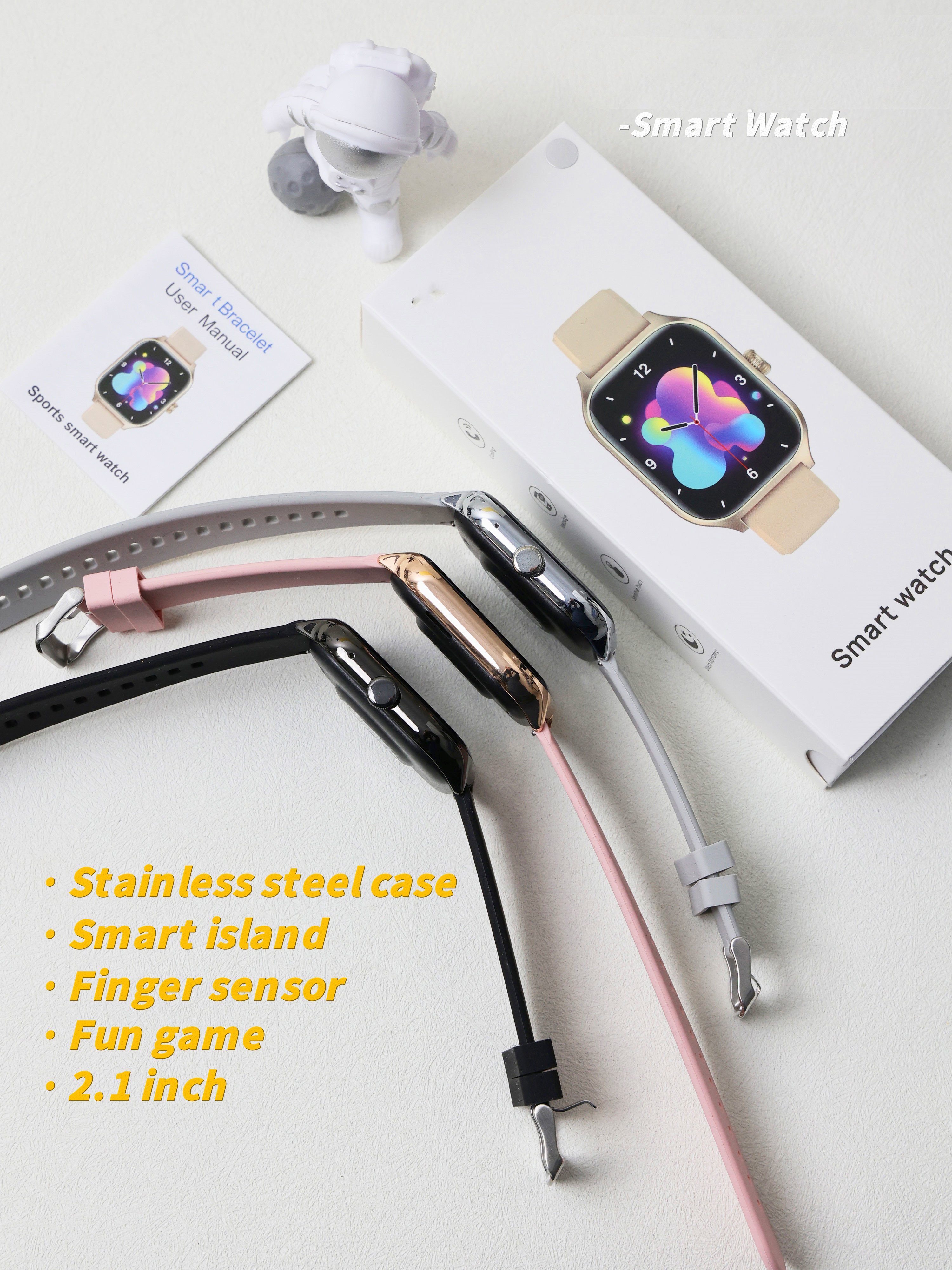 Reloj inteligente de alta calidad 2024 FT4 pro 2.1 frecuencia cardiaca presion arterial BT llama reloj inteligente para mujer