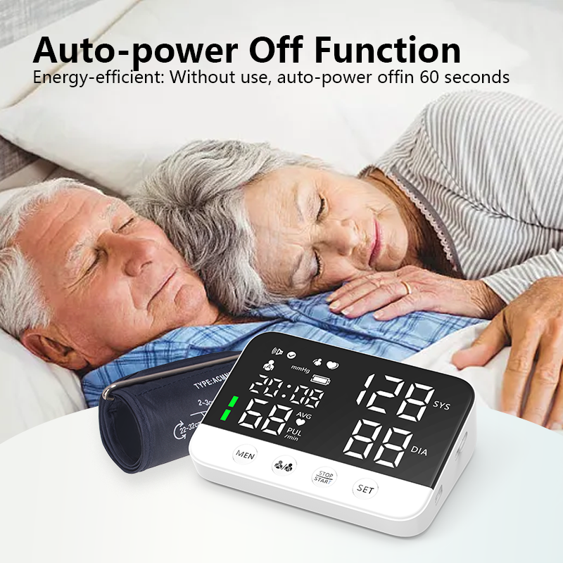 Hot Sale LED Display Blood Pressure Machine Automatic Digital Blood Pressure Monitors with Large Cuff BP Monitor for Home Use
